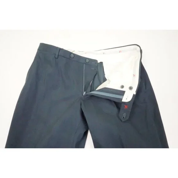 Isaia Blue Comfort Project Cotton Blend Pants Sz 56R BRAND NEW W TAGS